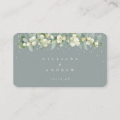 Mini Seafoam Snowberry+Eucalyptus Online UAWG Begleitkarte (Rückseite)