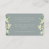 Mini Seafoam Snowberry+Eucalyptus Online UAWG Begleitkarte (Vorderseite)