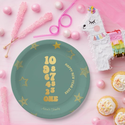 Mini-Silvester-Party Pappteller (Party)