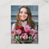 MINI Size Foto Abschluss Glossy Einladungen (Vorderseite)