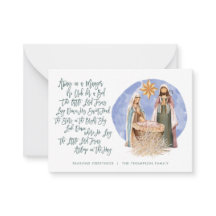 MINI SIZE Krippe weg in einem Manger Holiday