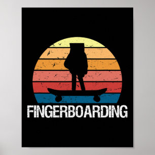 Mini Skateboard Finger Fingerboard Poster