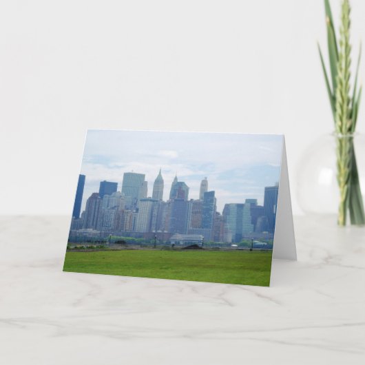 Mini Skyline (leere Grußkarte) Karte (Vorderseite)