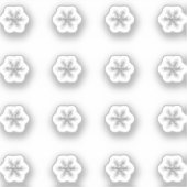 Mini Snowflake Stickers Aufkleber (Vorderseite)