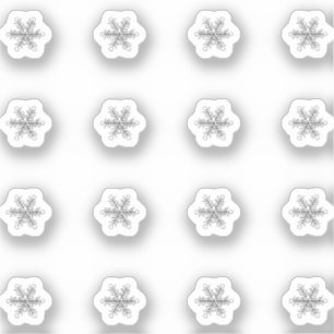 Mini Snowflake Stickers Aufkleber
