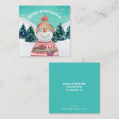 MINI Snowman Einige Leute, die sich zum Feierabend Mitteilungskarte (Vorne/Hinten)