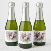 Mini Sparkling Wein Flaschen Labels Vielen Dank Schaumweinetikett (Flaschen)