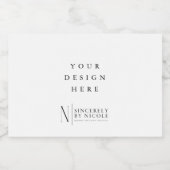 Mini Sparkling Weinetikett Schaumweinetikett (Einzelnes Label)