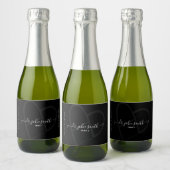 Mini Sparkling Wine Bottle Labels (Begleitkarten) Schaumweinetikett (Flaschen)