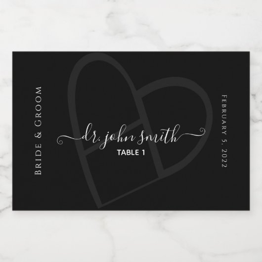 Mini Sparkling Wine Bottle Labels (Begleitkarten) Schaumweinetikett (Einzelnes Label)