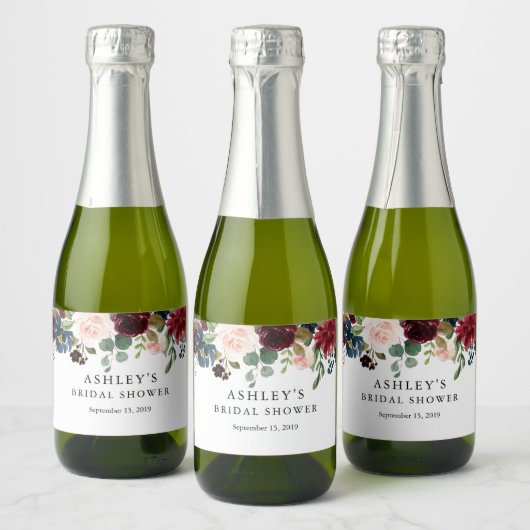 Mini Sparkling Wine Labels - Sammlung SIENNA Schaumweinetikett (Flaschen)