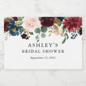 Mini Sparkling Wine Labels - Sammlung SIENNA Schaumweinetikett (Einzelnes Label)