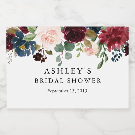 Mini Sparkling Wine Labels - Sammlung SIENNA Schaumweinetikett (Einzelnes Label)