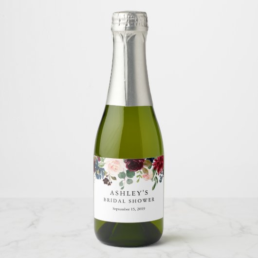 Mini Sparkling Wine Labels - Sammlung SIENNA Schaumweinetikett (Vorderseite)