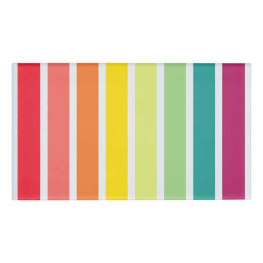 Mini Spectrum Namenschild (Vorderseite)