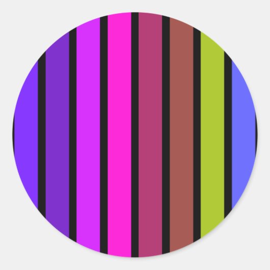 Mini-Spektrum 2 Runder Aufkleber (Vorderseite)