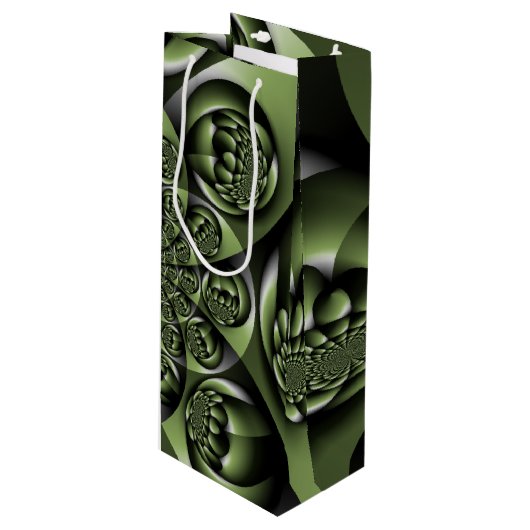 Mini Spheres Geschenktüte Für Weinflaschen (Vorderseite Schrägansicht)