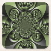 Mini Spheres Rechteckiger Pappuntersetzer (Vorderseite)