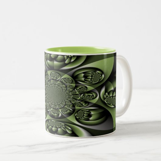 Mini Spheres Zweifarbige Tasse (VorderseiteRechts)