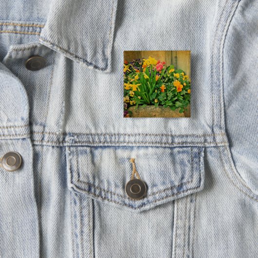 Mini Springtime Garden Button (Beispiel)