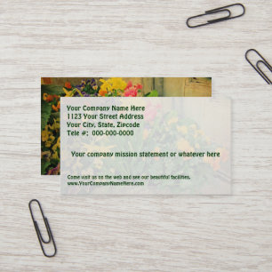 Mini Springtime Garden Visitenkarte