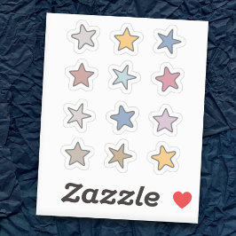 Mini Stars Stickers Set Aufkleber