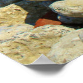 Mini Stone Stack Design Poster (Ecke)