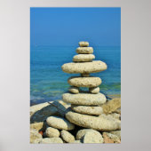 Mini Stone Stack Design Poster (Vorne)