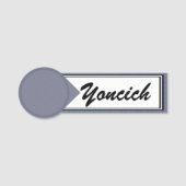 Mini Stone Tiles von Kenneth Yoncich Namensschild (Vorderseite)