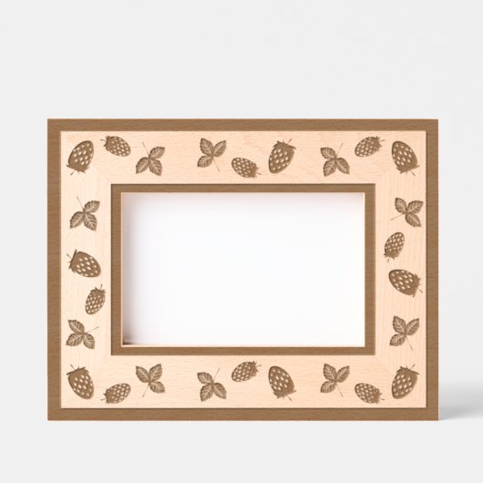 Mini Strawberries Geätzte Rahmen (Vorderseite)