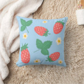 Mini Strawberry Blossom Kissen (Decke)