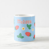 Mini Strawberry Blossom Personalisierte Mug Kaffeetasse (Mittel)