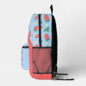 Mini Strawberry Blossom personalizable Bedruckter Rucksack (Rechts)