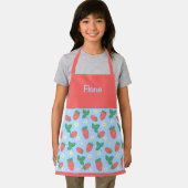 Mini Strawberry Blossom personalizable Schürze (Insitu)