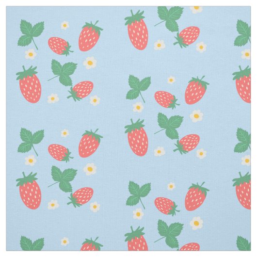 Mini Strawberry Blossom Stoff (Muster)