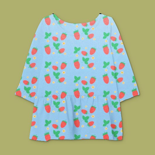 Mini Strawberry Blossom Stoff