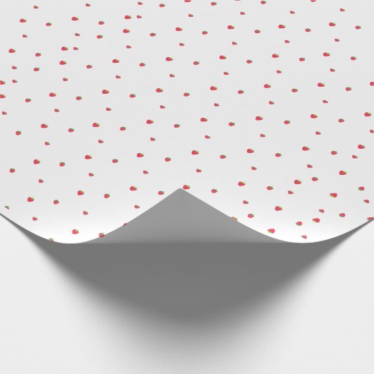 Mini Strawberry Geschenkpapier (Ecke)