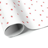 Mini Strawberry Geschenkpapier (Rolleneckpunkt)