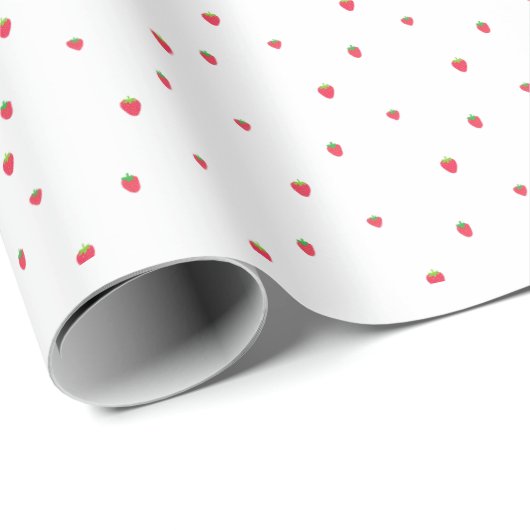 Mini Strawberry Geschenkpapier (Rolleneckpunkt)