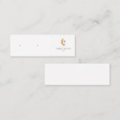 Mini-Stuckkarte mit Löchern Mini Visitenkarte (Vorne/Hinten)