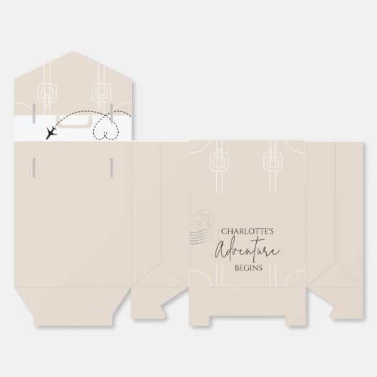 Mini Suitcase Reiseabenteuer beginnt Abschluss Geschenkschachtel (Ungefaltet)