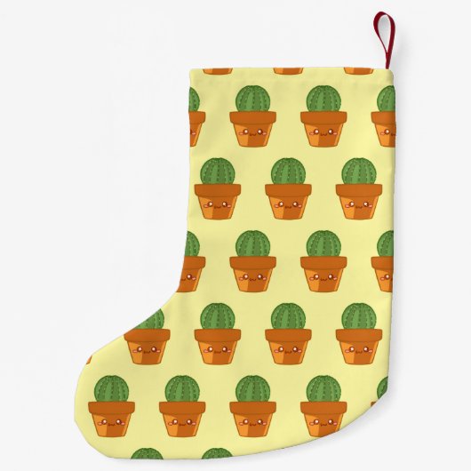 Mini-Sukkulent Kleiner Weihnachtsstrumpf (Rückseite)