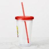 Mini Supergirl Acryltrinkbecher (Links)