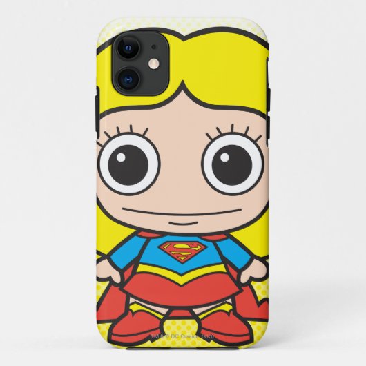 Mini Supergirl Case-Mate iPhone Hülle (Rückseite)