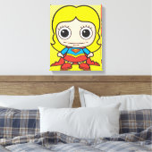 Mini Supergirl Leinwanddruck (Insitu (Schlafzimmer))