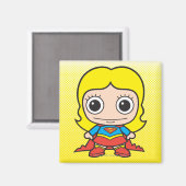Mini Supergirl Magnet (Vorderseite/Rückseite)