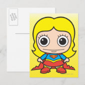 Mini Supergirl Postkarte (Vorne/Hinten)