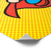 Mini Superman Fliegen Poster (Ecke)