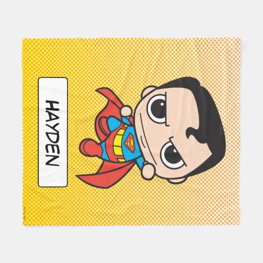 Mini Superman Flying Fleecedecke (Vorderseite (Horizontal))