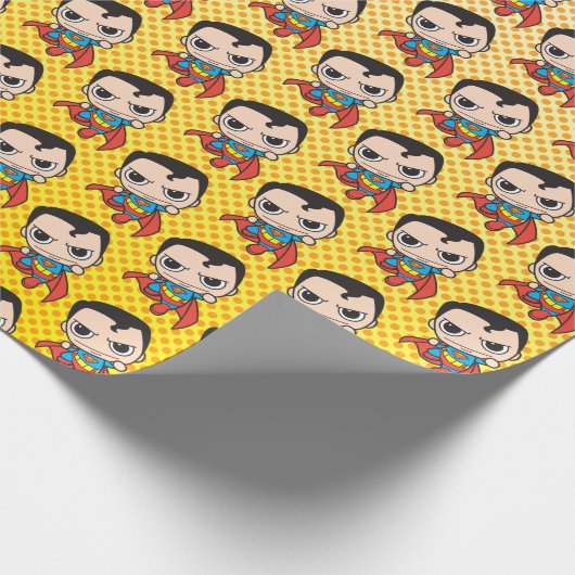 Mini Superman Flying Geschenkpapier (Ecke)